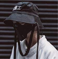 Streetwear Hip Hop Bucket Hat Men Long Strap Embroideried Etsy In 2021 Hats For Men Mens Bucket Hats Outfits With Hats