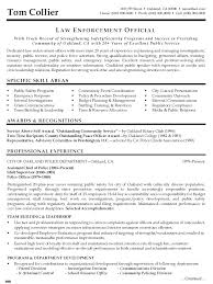 police officer resume, resume examples
