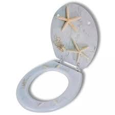 Choisissez la lunette de wc clipsable, hygiénique. Abattant Wc En Mdf Etoiles De Mer Cdiscount Maison