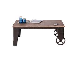 These free coffee table plans will help you build a wonderful centerpiece for your living room that looks great and is very functional. Industrial Coffee Table On Wheels