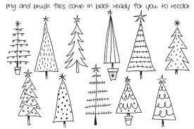 Black And White Christmas Tree Doodle Hand Drawn Christmas Trees Clipart Christmas Tree Drawing Christmas Tree Clipart Tree Doodle