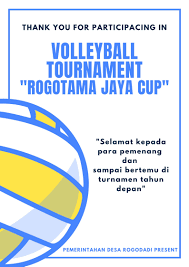 Dalam permainan bola voli terdapat banyak istilah yang harus diketahui oleh para pemainnya. Turnamen Bola Voli Rogotama Jaya Cup Tahun 2020 Website Resmi Desa Rogodadi Kecamatan Buayan Kabupaten Kebumen
