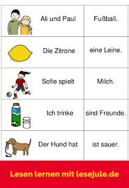 Satzpuzzle Lesen Lernen Grundschule Leseforderung