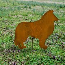 Only 1 available and it's in 1 person's cart. Metal Border Collie Garden Stake Rusted Metal Border Collie Collie Garden Stake Collie Yard Art Border Collie Yard Marker Buy Online In Guernsey At Guernsey Desertcart Com Productid 41905030