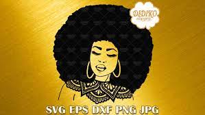 Download Black Woman Mandala Svg Afro Svg Cricut Cut File Didiko Designs