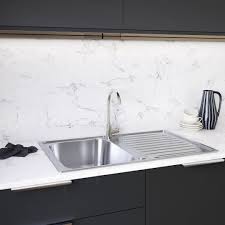 Take inspiration from our white kitchen ideas, to create the kitchen of your dreams. Howdens 3m X 38mm Square Edge Calacatta Marble Effect Laminate Worktop Laminate Worktop Calacatta Marble Kitchen Fittings