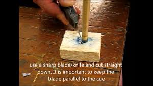 The tips themselves i would say are very well made, very rarely do the mushroom so not that much maintenance is required with these. How To Change A Cue Tip Youtube