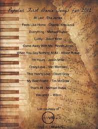 First Dance Wedding Songs First Dance Wedding Songs Wedding Songs First Dance Songs