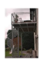 Anbaubalkon Verzinkt Mit Spindeltreppe Wendeltreppen Treppe Wendeltreppe