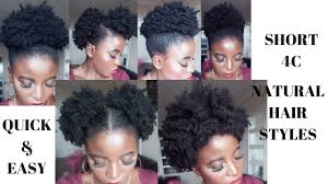 If you're stuck at home at the moment, why not use the time to plan your next short haircut? Easy Everyday Styles On My Short 4c Natural Hair Kenny Olapade Youtube