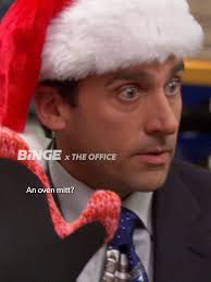 Christmas The Office Oven Mitt