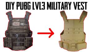 How to make a bulletproof vest. How To Make Pubg Level 3 Military Vest From Cardboard Diy By King Of Crafts Youtube