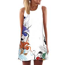 L'uomo prese nelle mani anche le redini. Itisme Vestiti Donna Eleganti 2020 Sconto Pasqua Mini Abito Corto Da Donna 3d Stampa Floreale Allentata Vintage A Senza Maniche 1950s Girocollo Vestiti Estivi Donna A Lina Vestito Di Grandi Qualita