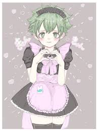 » deku in a maid dress+get your dog meme||bkdk||xbreadcrumb lovex. ã¿ã‚† On Twitter Anime Maid Hero Wallpaper Anime Guys