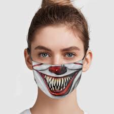 If you really want to give people a fright this halloween, then this idea is perfect for you. Pennywise Mouth Face Mask Allbluetees Com