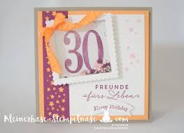 Kleinerhase Stempelnase Geburtstagskarte Stampin Up Karten Geburtstag Kartenideen