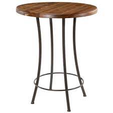 Wrought Iron Bistro Counter Height Table With 30in Round Top