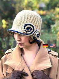 Crochet Cloche Hat Pattern Sorokina 1920s 1930s 1940s Vintage Etsy In 2021 Cloche Hat Pattern Crochet Cloche Hat Crochet Cloche
