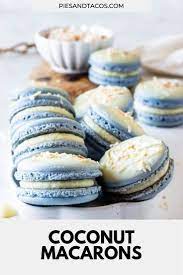 coconut macarons recipe in 2020 coconut macarons recipe macarons recipe easy french macaroon recipes
