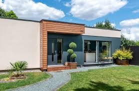 Terrasse Maison Moderne A Ossature Bois En 2020 Terrasse Maison Moderne Maison Bois Constructeur Maison