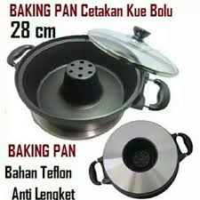 Bolu marmer anti seret & super lembut. Baking Pan Cetakan Bolu Teflon Shopee Indonesia