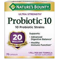 Nature's Bounty Ultra Strength Probiotic 10, 70 Capsules | Costco