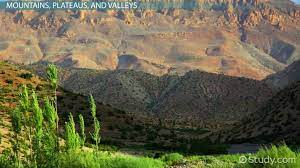 In addition, landforms may be products of erosion, or deposition. Major Landforms Of Africa The Middle East Video Lesson Transcript Study Com