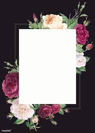 Download Premium Illustration Of Floral Wedding Invitation Mockup Floral Wedding Invitations Invitation Mockup Invitation Background
