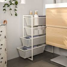 Jonaxel Structure Avec Corbeilles Filet 25x51x70 Cm Ikea Waschraumgestaltung Aufbewahrung Fur Kleines Badezimmer Waschkuchenorganisation