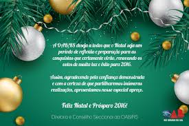 O período em que se comemora o natal é um tempo oportuno para evangelização. Oab Rs