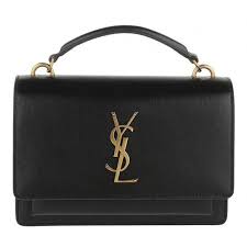 saint laurent wallet on chain monogramme leather black in schwarz fashionette teure handtaschen taschen umhangetasche leder