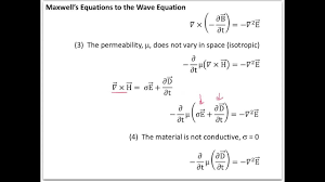 The maxwell equations tell us that electric charge never gets lost but is always conserved. 3 3 Solutions To Maxwell S Equations Youtube