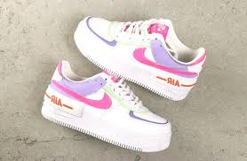 Nike Air Force 1 Double Layering Shadow White Pink Purple In 2020 Nike Air Nike Air Force Nike