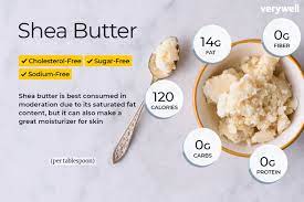 Shea butter is full of fatty acids and vitamins which help to hydrate your hair. Shea Butter Nutrition Facts Calories Carbs And Health Benefits
