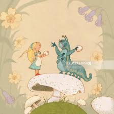 Alice replied, rather shyly, i—i hardly know, sir, just at present—at least i. Alice In Wonderland Caterpillar Cover Illustration By Alexandra Ball