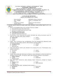 Soal ukk smk administrasi perkantoran tahun pelajaran 2018 2019. Soal Kearsipan Kelas Xi