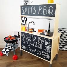 Sticker Tableau Noir Taffla Pour Le Duktig Ikea Jouer Cuisine L 8217 Autocollant Custom Fit Tableau Tourn Ikea Play Kitchen Ikea Kids Kitchen Diy Play Kitchen