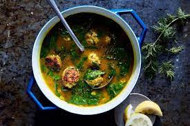 Lemony Chicken Feta Meatball Soup With Spinach Recipe Recipe In 2021 Recipes Parsley Recipes Spinach Stuffed Chicken