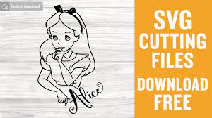 Download Alice In Wonderland Svg Free Cutting Files For Cricut Instant Download Youtube