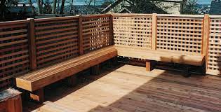 Deck Benches Benches Custom Cedar Benches Composite Benches Deck Benches Deck Bench Deck Design Wood Deck Designs