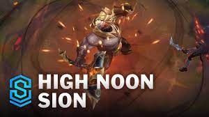 High Noon Sion Skin Spotlight - Pre-Release - League of Legends - YouTube