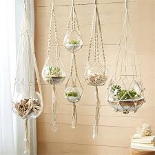 Two S Company Macrame Plant Hangers Candleholders Set Of 5 Macrame Plant Hangers Plant Hanger Macrame Plant Hanger