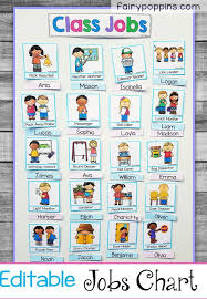 Back To School Printables Preschool Classroom Jobs