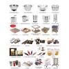 A kitchen is a room or part of a room used for cooking and food preparation in a dwelling or in a commercial establishment. 1