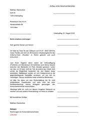 Brief (reklamation) deutsch niveau b1. Deutsch Arbeitsmaterialien Formaler Brief Geschaftsbrief 4teachers De