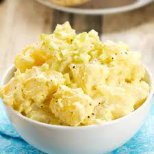 Place the potatoes and 1 tablespoon kosher salt in a large stockpot and cover with water. Easy Homemade Amish Potato Salad Recipe Sweet Pea S Kitchen
