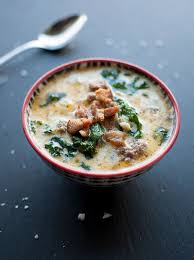 Sausage Bacon Potato And Kale Soup Salt Lavender Kale Soup Soup Recipes Stew Recipes