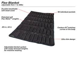 flex blanket soft flexible weighted blanket adjustable from