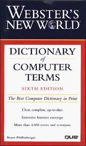 Webster's new world dictionary of the american language is an american dictionary first published in 1951 and since 2012 published by houghton mifflin harcourt.1. Webster S New World Dictionary Of Computer Terms By Bryan Pfaffenberger