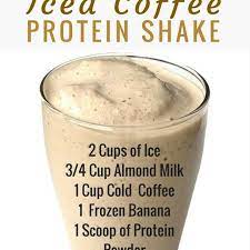 Iced Coffee Protein Shake Recipe Yummly Recipe Iced Coffee Protein Shake Recipe Coffee Protein Shake Protein Shake Smoothie